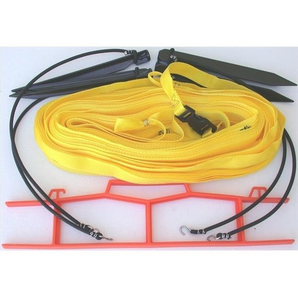 Home Court Home Court W25YS Yellow 1-inch Non-adjustable Web Courtlines W25YS